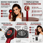 Premium 3-1 Red Light Therapy Scalp Massager Comb | Oil Massager For Scalp Hair | Electric Hair Massager Comb | Hair Massager Machine | 3 In 1 Hair Oil Applicator | Head Relaxation At Home