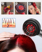 Premium 3-1 Red Light Therapy Scalp Massager Comb | Oil Massager For Scalp Hair | Electric Hair Massager Comb | Hair Massager Machine | 3 In 1 Hair Oil Applicator | Head Relaxation At Home